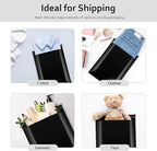 Metronic Poly Mailers 10x13 120000 Pack, Small Shipping Bags for Clothing, Waterproof Mailers Poly Bags, Shipping Envelopes Mailing Bags for Business, Bulk, Black