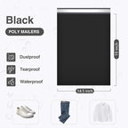 UCGOU Poly Mailers 14.5x19 Inch Black 100 Pack Large Shipping Bags #7 Strong Thick Mailing Envelopes Self Sealing Adhesive Waterproof and Tear Proof Boutique Packaging Postal for Clothing