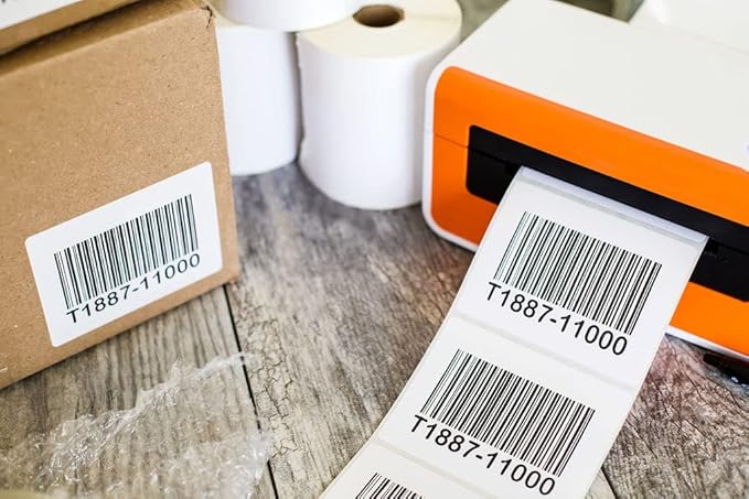 Premium Label Supply 4" x 3" Direct Thermal Labels - 500 Labels per Roll - 1'' Core - 100 Rolls - 50,000 Labels