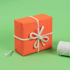 RUSPEPA Orange Kraft Paper Roll - 24 inches x 100 feet - Recyclable Paper Perfect for for Crafts, Art, Wrapping, Packing, Postal, Shipping, Dunnage & Parcel