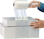 TOTALPACK - 5" x 1,000 FT - 80 Gauge, 12 Pack Shrink Film. Shrink Mini Wrap with Dispenser, Pallet Wrap, Stretch Film Plastic Wrap - Industrial Strength Hand Stretch Wrap.