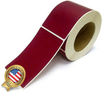 NextDayLabels 500 Rectangle Stickers (3" x 5") - Color Coding Labels Roll - Moving Labels for Boxes, Colored Inventory Stickers for Packing, Organizing, and Storage (Burgundy)