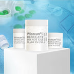 2 Gram 80 Pack Silica Gel Canister, Desiccant Canister, Silica Gel Capsules, Desiccant Capsules, Moisture Absorbers for Food Storage, Food Safe Dehumidifiers Wisecan