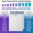 ABC PACK & SUPPLY Poly Bubble Mailers, 14 x 19 Inch. Pack of 50 White Padded Envelopes Self Seal. Tear-Proof Gift Bubble Envelopes. Waterproof Packaging for Small Business. Cushioning Book Mailers