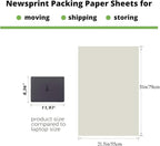 Large Packing Paper Sheets for Moving 31" x 21.5" Packaging Newsprint Paper 50 Pack Packing Paper for Wrapping Fragiles,Box Fillers for Moving Supplies 2.1Lbs