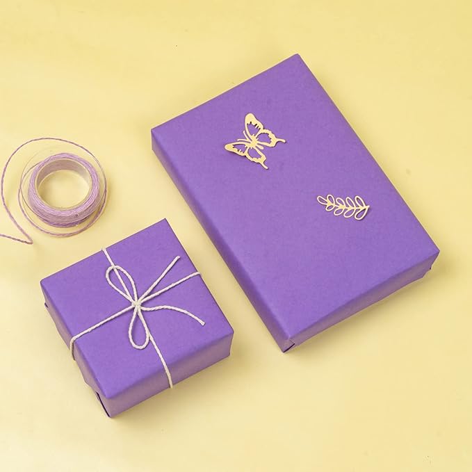 RUSPEPA Drak Purple Kraft Paper Roll - 36 inches x 100 feet - Recyclable Paper Perfect for Wrapping, Craft, Packing, Floor Covering, Dunnage, Parcel, Table Runner
