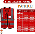 Construction red vest