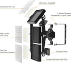 2025 Elite New Upgraded LED Flood Light Outdoor 450W 67500lm Stadium Flood Lights, 5000K D IP66 Waterproof Adjustable Floodlight for Street, Parking Lot