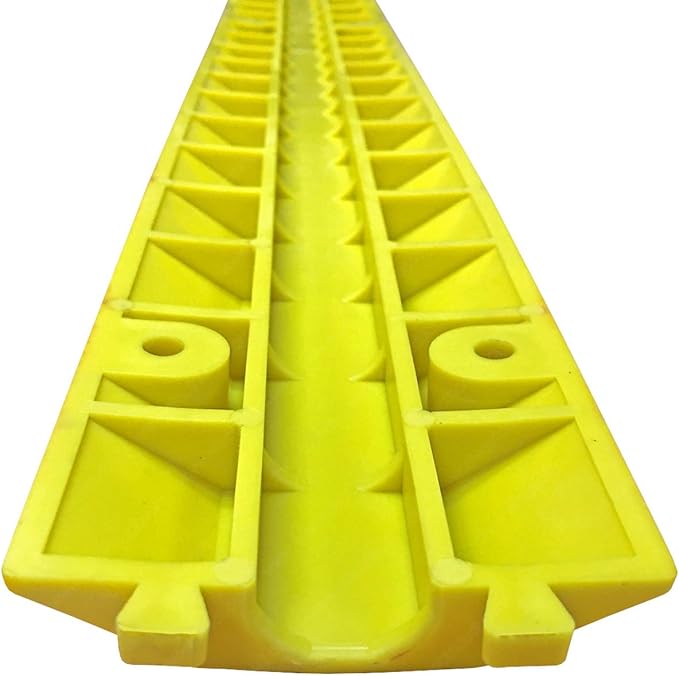 Electriduct Drop Trak Cable & Hose Protector Cord Cover - MINI - Yellow