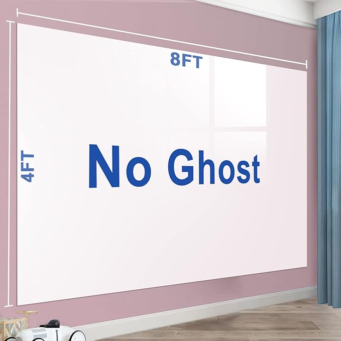 Nortix Dry Erase Wallpaper, Whiteboard Paper for Wall, White Board Sticker Roll for Wall, Dry Erase Contact Paper Stain-Proof Wall Decal, Perfect Replacement for White Board (4x8ft)