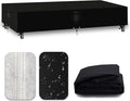 Heavy Duty Patio Furniture Covers Waterproof, 600D Outdoor Furniture Cover Waterproof for Sectional Sofa Couch, Outdoor Dining Table and Chair Set Covers 138''L x 102''W x 32''H, Black