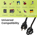 Go Green Power Inc. (G-14025BK) 12/3 SJTW Outdoor Extension Cord, Black, 25 ft