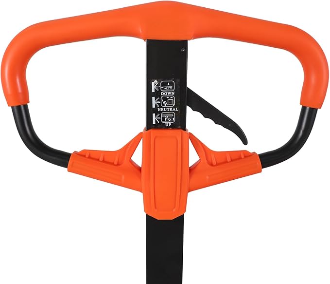 Tory Carrier Manual Pallet Jack 5500 Lb. Capacity,Industrial Pallet Truck 48 × 27 Fork Size Standard Heavy Duty Hand Trucks