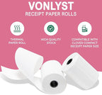 Compatible Clover Compact Countertop POS Thermal Receipt Paper 2 1/4 x 55 (30 rolls)