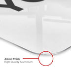 Custom Danger Sign, OSHA Sign, 18x24 Inches, Rust Free .063 Aluminum, Fade Resistant, Indoor/Outdoor Use, Made in USA