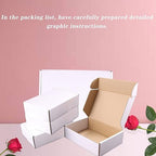 Shipping Boxes, 12''x9''x4'' Which is Anti-Impact Come with Exquisite Sealing Label.Suitable E-Commerce Packaging, Shipping Packaging.
