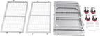 Platform Truck Cart with Cage, 440.92Lbs Capacity Grocery Dolly Heavy Duty Cart with 4 Wheels for Distribution Centers and Warehouses 39.4 x 23.6 x 37 Inch