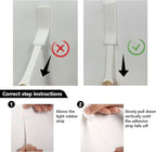 24 Pairs Picture Hanging Strips Heavy Duty, Hanging Pictures Without Nails, Removable Hook and Loop Tape, Picture Hanger Damage Free Hanging Strips