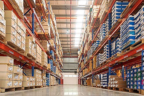 FS Series Professional Grade Steel Floor Scale - Heavy-Duty Pallet Scale with Indicator for Warehouse Shipping and Heavy Duty Industrial Weighing - 10000x1lb - 48 x 48