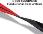 10Ft Floor Cord Cover Silicone Cable Protector Easy to Install Wire Organizer and Hider Ideal Extension Cord Cover for Home, Office, Garage (Black-10Ft)
