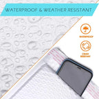 Ezone (500 Pack) #0 6"x9" Bubble Mailer Poly Padded Envelope Self-Seal Mailing Envelope Waterproof Weather Resistant Shipping Mailers Bubble Cushioned Poly Mailer (Pearl, #0/6x9-500 Pack)