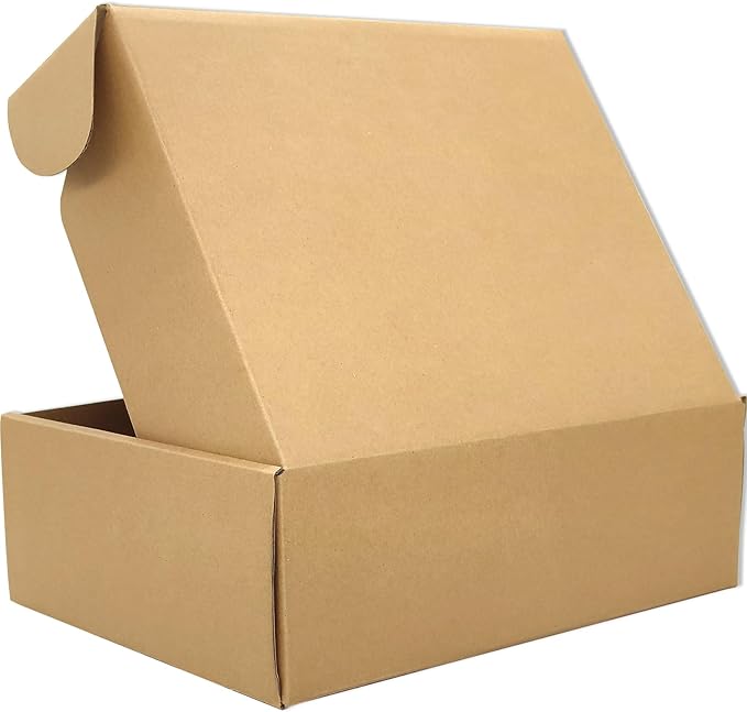 Brown Shipping Boxes for Small Business Pack of 20-12x8x3 inches Cardboard Corrugated Mailer Boxes for Shipping Packaging Craft Gifts Giving Products
