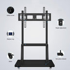 Mobile TV Cart,JYXOIHUB, Rooling TV Stand with Wheels for 32 to 70 Inch LCD LED OLED Plasma Flat Panel Screens up to 100lbs AVA1500-60-1P (Black)