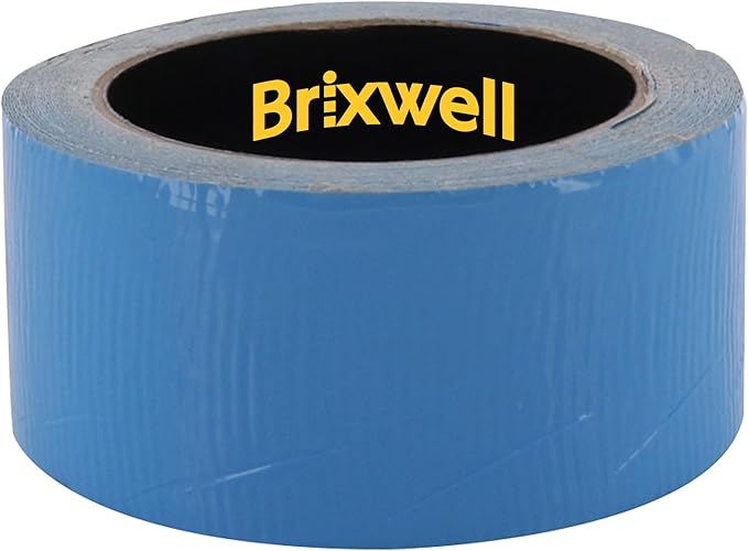 Brixwell 48 Rolls - Blue Double Coated Carpet Tape 2 Inch x 12 Yard Made in The USA