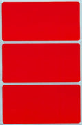 Royal Green Rectangular Stickers Color-Coding Labels for Organizing, Moving, and Storage Boxes 4" x 2" Stickers to Write On Name Tags, 300-Pack (Red)