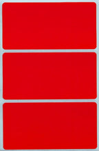 Royal Green Rectangular Stickers Color-Coding Labels for Organizing, Moving, and Storage Boxes 4" x 2" Stickers to Write On Name Tags, 300-Pack (Red)