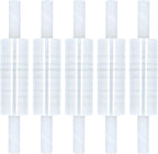 PSBM Stretch Wrap with Handles, 4 Pack, 20 Inch x 1000 Feet, 45 Gauge, Clear Plastic Cling with Extended Core Handles Built in