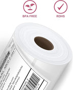 [15000Labels] 4"x6" Shipping Label 60 Rolls, 4-x-6-inch Thermal Label Paper, Compatible with Zebra 2844 Brother Rollo Direct Thermal Printer