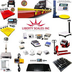 Liberty Scales LS-700-DC Dual Counting Smart Weighing Scale Systems, Size 72" x 72" (6' x 6') - C-Scale (33 lb x .001 lb) / Floor Scale 5000 lb x 1 lb