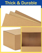 40-Pack-Small-Shipping-Boxes-10x7x5, Corrugated-Cardboard-Boxes-for-Packaging-Small-Business, Brown-Boxes-Mailers