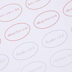 100 Oval Custom Stickers Labels Personalized buinsess Logo Sticker Package Favor Vinyl Clear Sticker