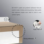 BETCKEY - 4" x 3" (102 mm x 76 mm) Shipping & Multipurpose Labels Compatible with Zebra & Rollo Label Printer,Premium Adhesive & Perforated [6 Rolls, 3000 Labels]