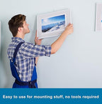 Double Sided Tape 0.39in X 9.85ft，Heavy Duty Removable Mounting Tape, Picture Hanging Adhesive Strips