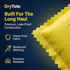 DryTote Rechargeable Desiccant Pack (Pack of 10), Ultimate Moisture Absorption, Color Change Indicator, Safe Storage Protection, Large Capacity 200 Gallons, 100g, Yellow
