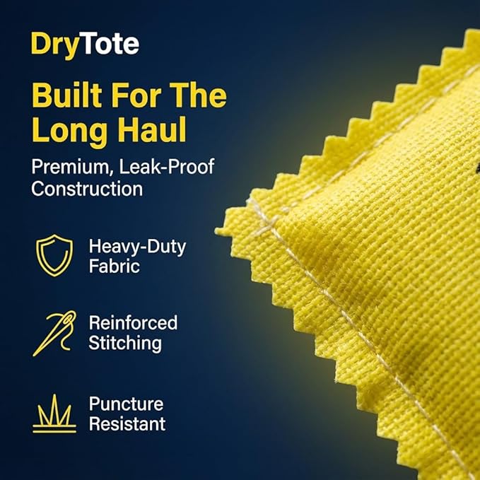 DryTote Rechargeable Desiccant Pack (Pack of 10), Ultimate Moisture Absorption, Color Change Indicator, Safe Storage Protection, Large Capacity 200 Gallons, 100g, Yellow