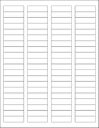 NextDayLabels – 1-3/4" x 1/2" Rectangular Sticker Labels for Printer - White Laser/Inkjet Printer Labels Return Address Labels Shipping Label Stickers (1000 Sheets, 80 Per Sheet, 80000 Labels)