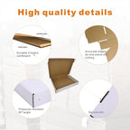 50 Pack 13x11x2'' Small Shipping Boxes, Corrugated Cardboard Mailers for Business, White (CM13112)