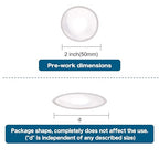 XHF 2 inch (50mm) 3:1 Waterproof Clear Heat Shrink Tubing Marine Grade Wire Cable Adhesive Lined Tube Insulation Seal Against Moisture Corrosion and Air Leakage, 4 Ft