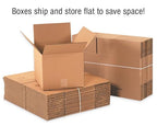 TAPE LOGIC 20 x 10 x 4 Corrugated Cardboard Boxes, Flat 20"L x 10"W x 4"H, Pack of 25 | Shipping, Packaging, Moving, Storage Box for Home or Business, Strong Wholesale Bulk Boxes