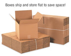 TAPE LOGIC 14 x 10 x 3 Corrugated Cardboard Boxes, Flat 14"L x 10"W x 3"H, Pack of 25 | Shipping, Packaging, Moving, Storage Box for Home or Business, Strong Wholesale Bulk Boxes