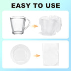 50Pack Foam Pouches,14" X 14" Dish Packing Foam Cushion Foam for Packing Dishes and glasses Moving Foam Wrap Pouches Packing Supplies for Moving