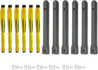 Caution Wet Floor Sign with Storage Tube, 20In Pop Up Wet Safety Signs 6Pcs Floor Safety Sign Warning Caution Cone for Restaurant, Commercial & Office Use
