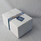 PETAFLOP 10x7x5 Shipping Boxes, White Corrugated Mailing Cardboard Box for Packing Small Business, 25 Pack