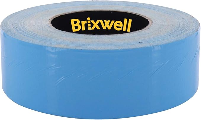 Brixwell 48 Rolls - Blue Double Coated Carpet Tape 2 Inch x 36 Yard Made in the USA