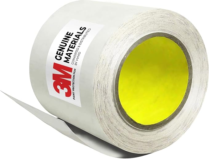 VViViD 3M Clear Paint Protection Vinyl Film 4 Inch Wide Choose Your Size (4 Inch x 600 Inch Bulk roll)