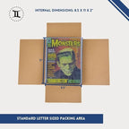 Gemini Magazine and Comic Book Mailers for Shipping (8.5x11x2’’ – 25 Mailers + 50 Fillers) | Protective Fillers for Extra Support | US-Made, Expandable, Great for Shipping Documents, Photos & More.